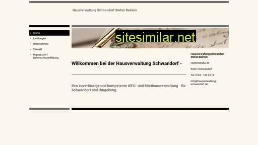 hausverwaltung-schwandorf.de alternative sites
