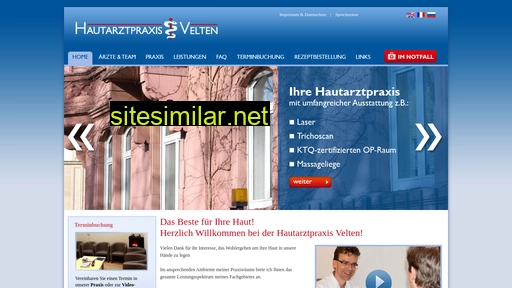 hautarzt-velten.de alternative sites