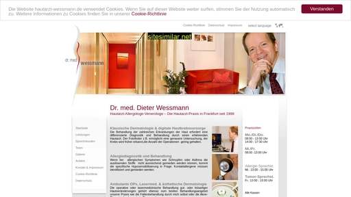 hautarzt-wessmann.de alternative sites
