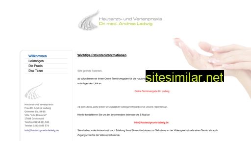 hautarztpraxis-ladwig.de alternative sites