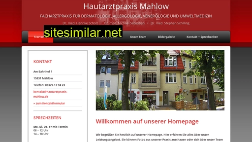 hautarztpraxis-mahlow.de alternative sites