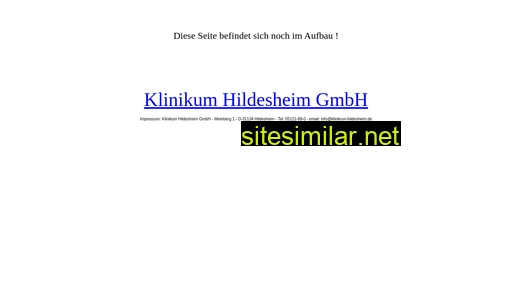 hautklinik-hildesheim.de alternative sites