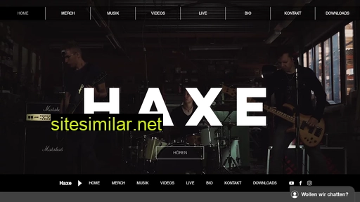 haxe-band.de alternative sites