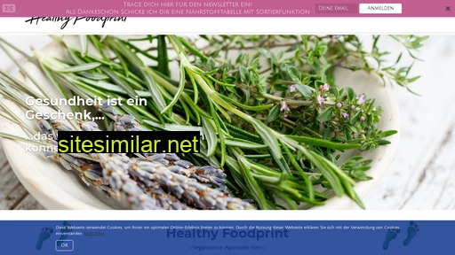 healthy-foodprint.de alternative sites