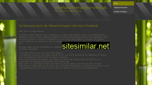Hebammenservice-online similar sites