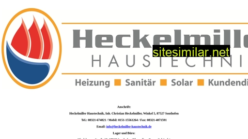 heckelmiller-haustechnik.de alternative sites
