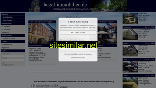 hegel-immobilien.de alternative sites