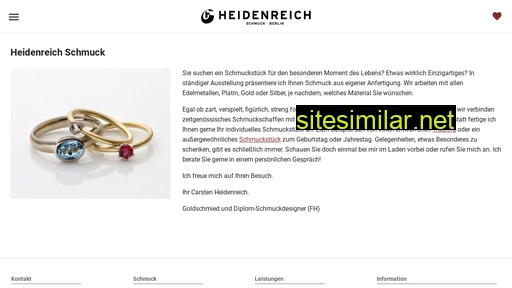 heidenreich-schmuck.de alternative sites