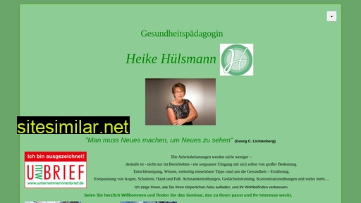 Heike-huelsmann similar sites