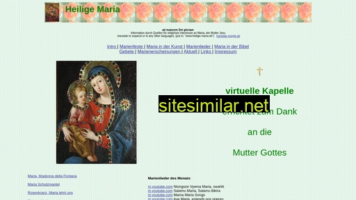 heilige-maria.de alternative sites