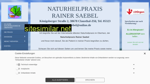 Heilpraktiker-saebel-clausthal similar sites