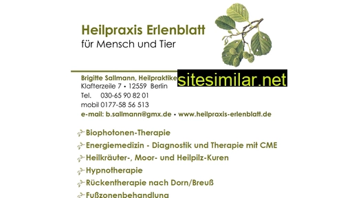 heilpraxis-erlenblatt.de alternative sites