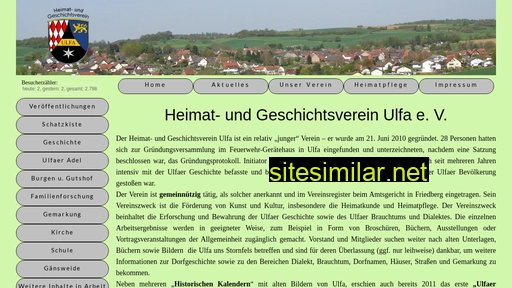 heimat-und-geschichtsverein-ulfa.de alternative sites