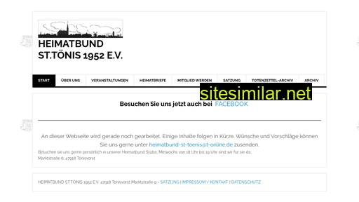 heimatbund-st-toenis.de alternative sites