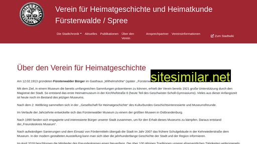 heimatgeschichte-fuerstenwalde.de alternative sites