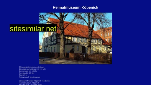 heimatmuseum-koepenick.de alternative sites