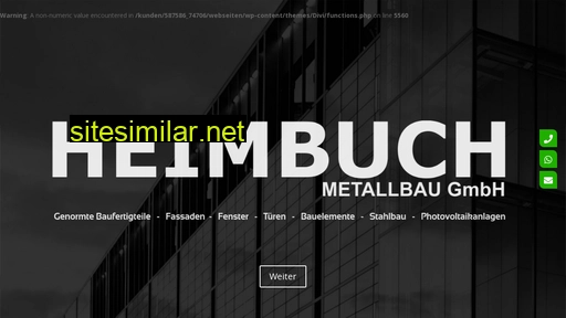 heimbuch-metallbau.de alternative sites