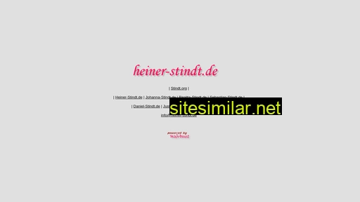 heiner-stindt.de alternative sites