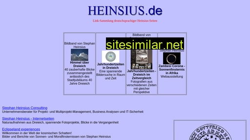 heinsius.de alternative sites
