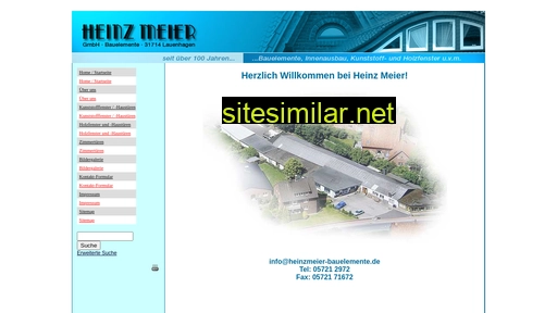 Heinzmeier-bauelemente similar sites