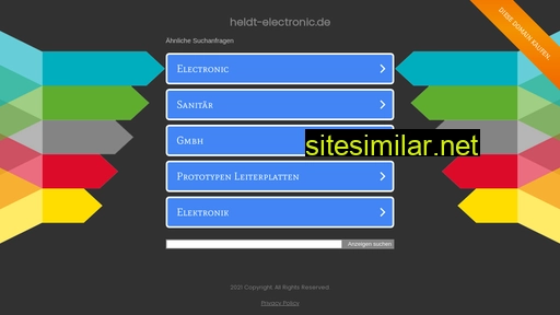 Heldt-electronic similar sites