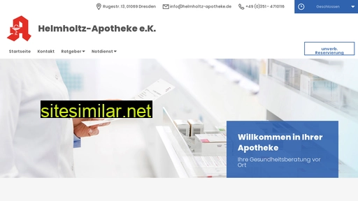helmholtz-apotheke-app.de alternative sites