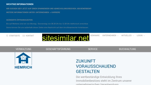 hemrich-hausverwaltung.de alternative sites