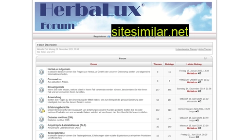 Herbalux-forum similar sites