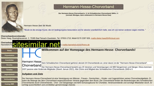 Hermann-hesse-chorverband similar sites