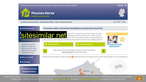 herne-pension.de alternative sites