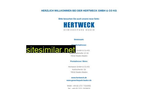 hertweck.de alternative sites