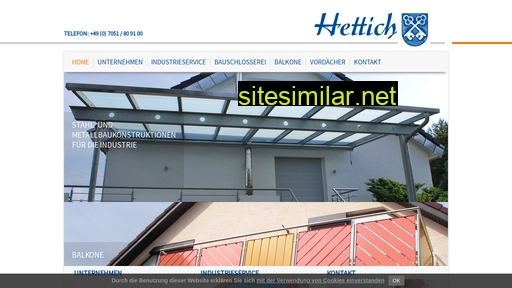 Hettich-metallbau similar sites