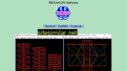 Hexagon similar sites