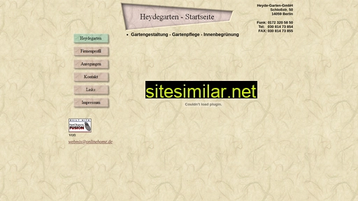 heydegarten.de alternative sites