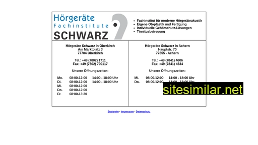 hgschwarz.de alternative sites
