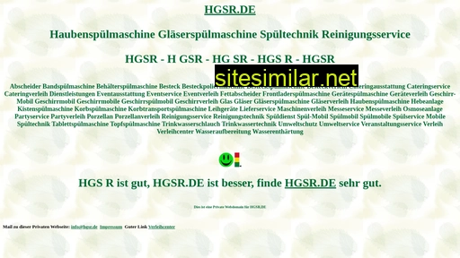 hgsr.de alternative sites