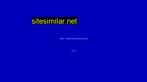 hgs-unternehmensberatung.de alternative sites