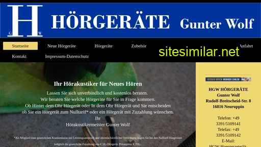 hgw-hoergeraete-gunter-wolf.de alternative sites