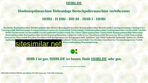 hhbi.de alternative sites