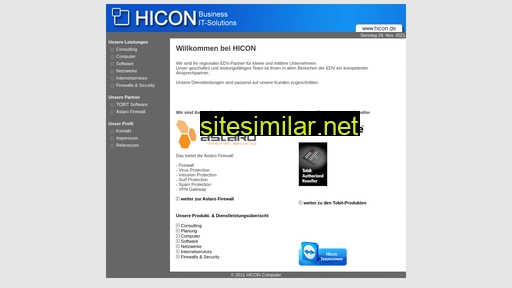 hicon.de alternative sites