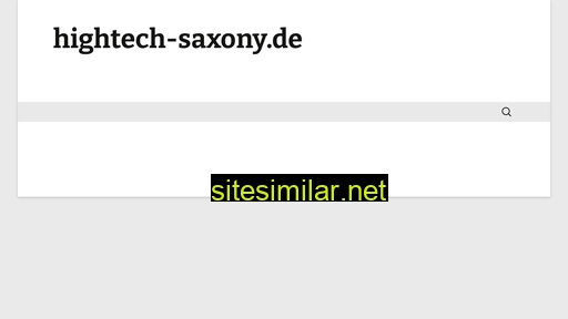 hightech-saxony.de alternative sites