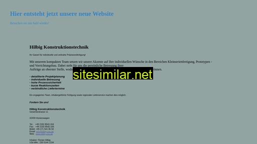 hilbig-cnc.de alternative sites