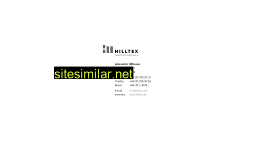 hilltex.de alternative sites