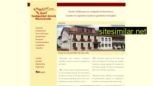 hirsch-gussenstadt.de alternative sites