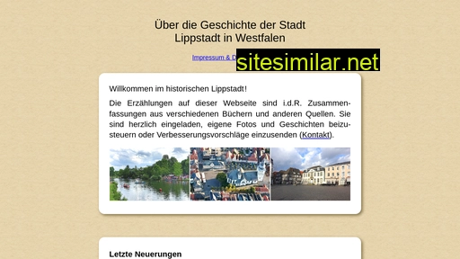 Historisches-lippstadt similar sites