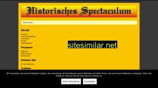 historisches-spectaculum.de alternative sites