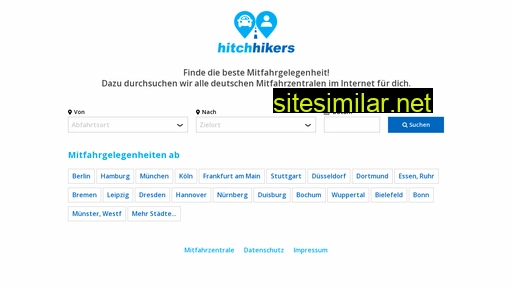 hitchhikers.de alternative sites