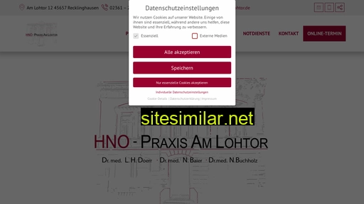 hno-praxis-am-lohtor.de alternative sites