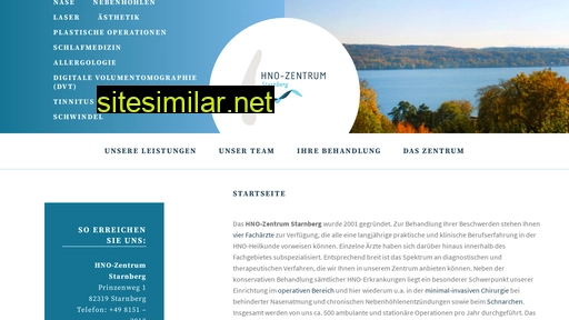 Hno-zentrum-starnberg similar sites