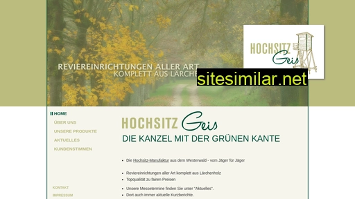 Hochsitzgeis similar sites